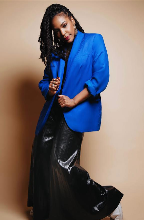 Dancer in blue jacket